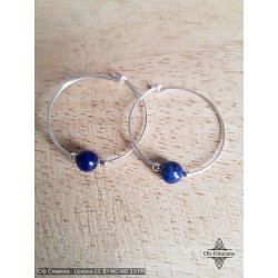 Boucles d'oreilles Azur - Cliz Créations