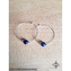 Boucles d'oreilles Azur - Cliz Créations