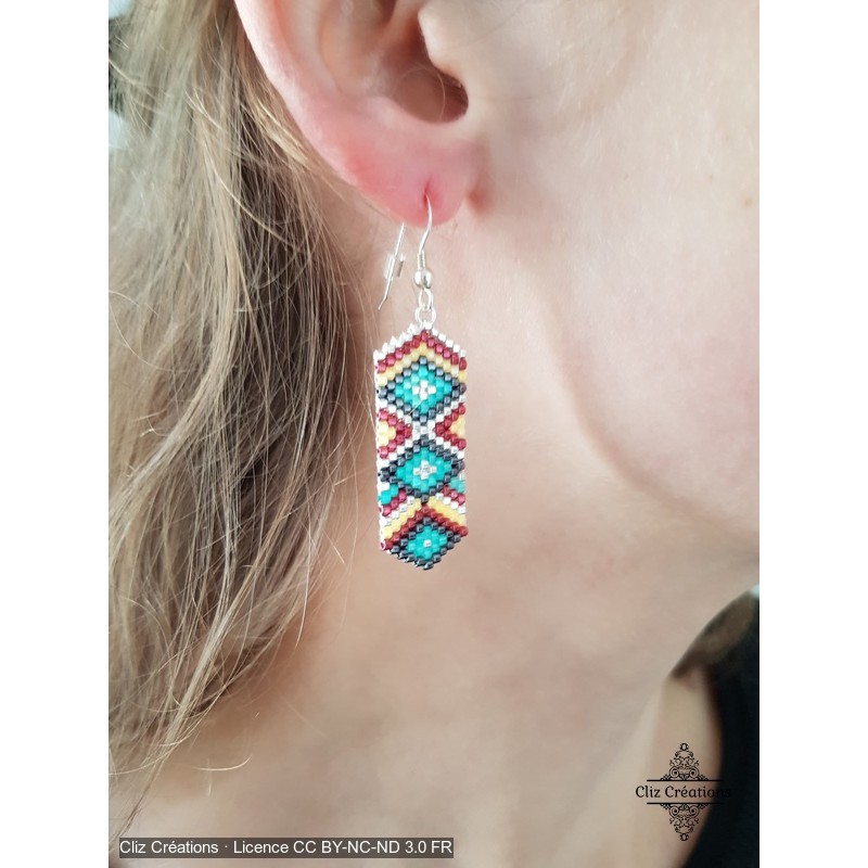 Boucles d'oreilles Vanuatu - Cliz Créations Boucles d'oreilles Vanuatu - Cliz Créations