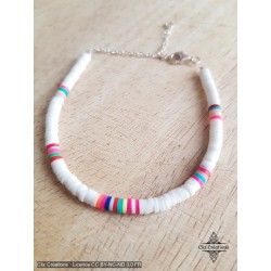 Bracelet Heishi Pastel - Cliz Créations