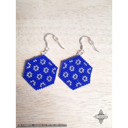 Pendants Hinagiku Cobalt - Cliz Créations