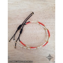 Bracelets Duo Corail - Cliz Créations