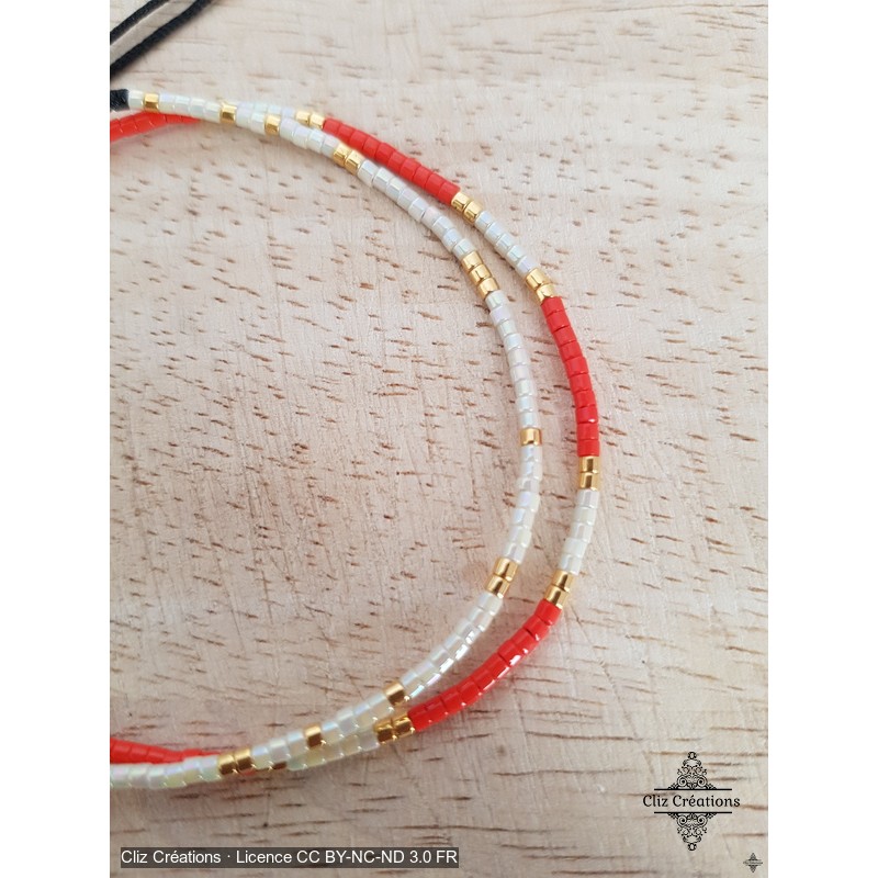 Bracelets Duo Corail - Cliz Créations Bracelets Duo Corail - Cliz Créations