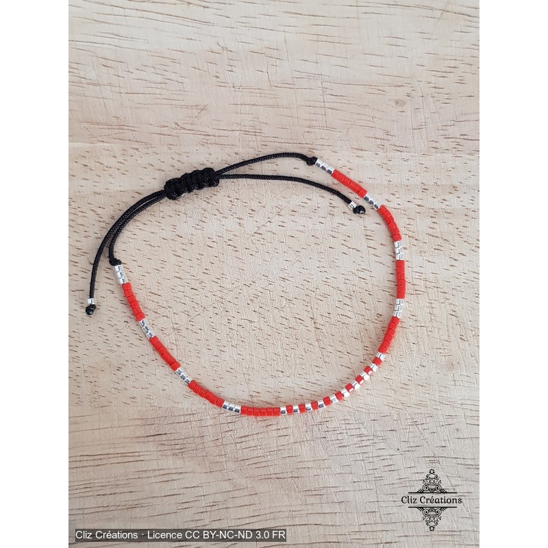 Bracelet Essentiel Corail - Cliz Créations Bracelet Essentiel Corail - Cliz Créations
