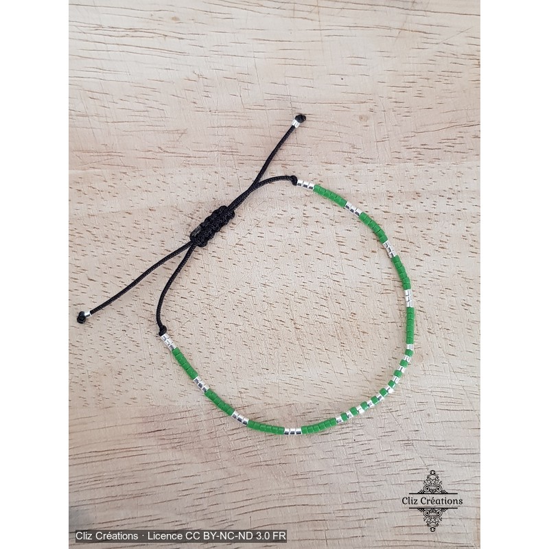 Bracelet Essentiel Émeraude - Cliz Créations Bracelet Essentiel Émeraude - Cliz Créations