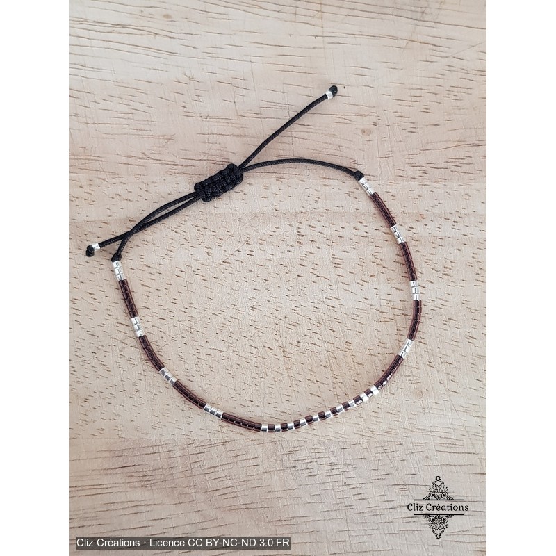 Bracelet Essentiel Pourpre - Cliz Créations Bracelet Essentiel Pourpre - Cliz Créations