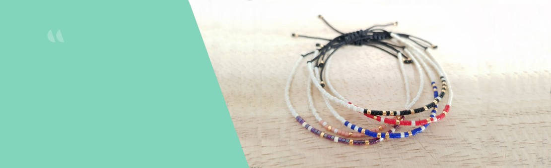 Customizable Morse code bracelet